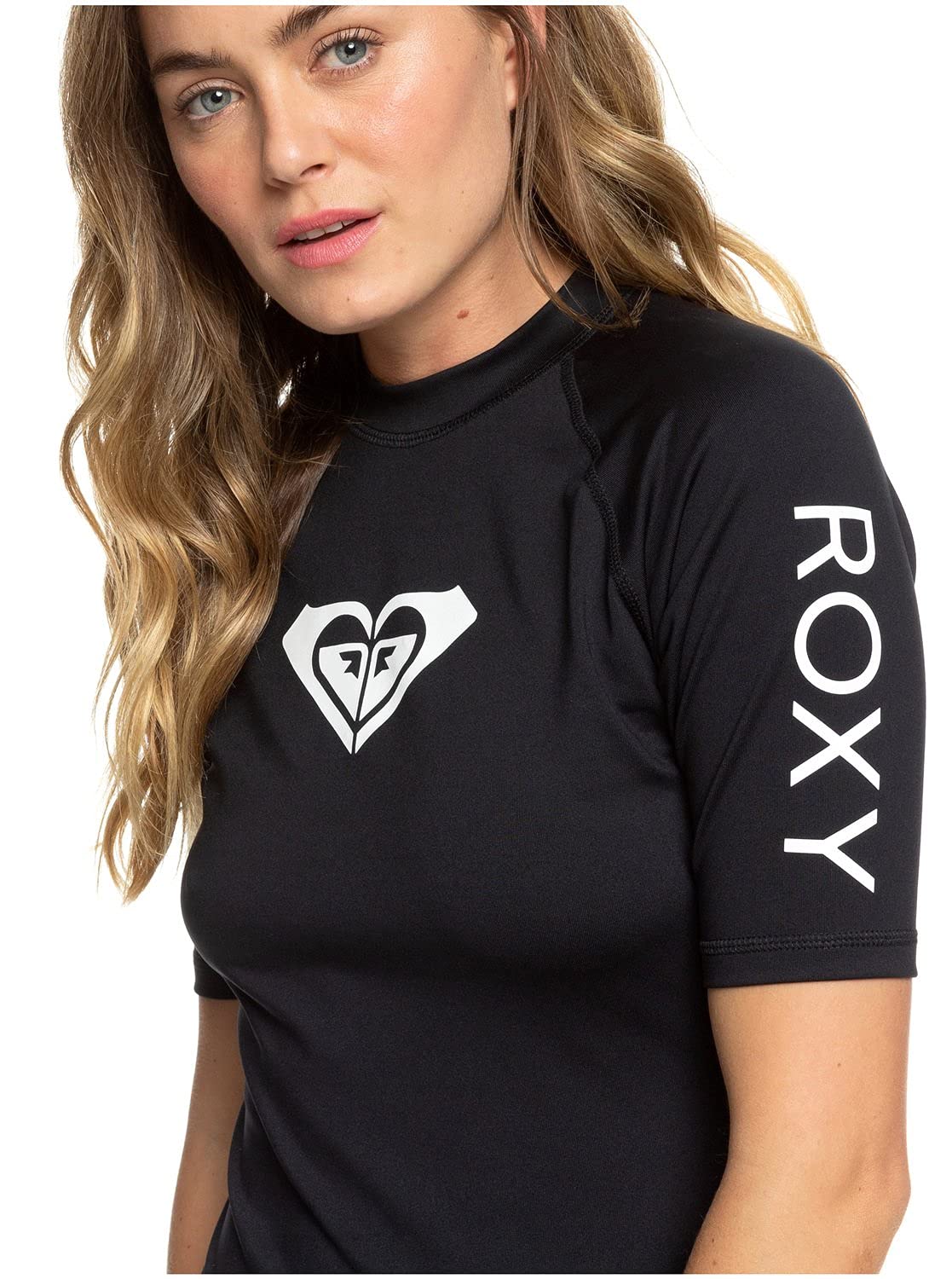Roxy Women's UPF 50+ Sun Protection Long Sleeve Rashguard - Quick Dry Swim Shirt for Surfing, Swimming & Beach Activities