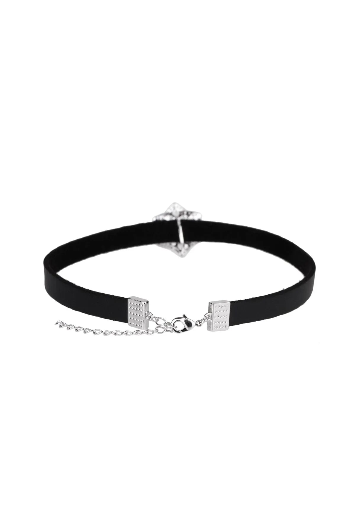 Elegant Crystal Flower Leather Choker Necklace for Women - Gothic Punk Fashion Accessory - Perfect for Parties, Weddings & Everyday Wear
