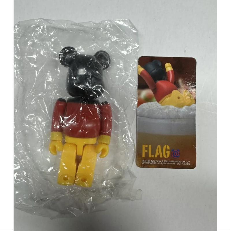 Bearbrick Series 11 FLAG German 100% Collectible Art Toy - Limited Edition Vinyl Figure for Display & Gifting - Perfect for Home Decor, Office Collection & Anime Fans