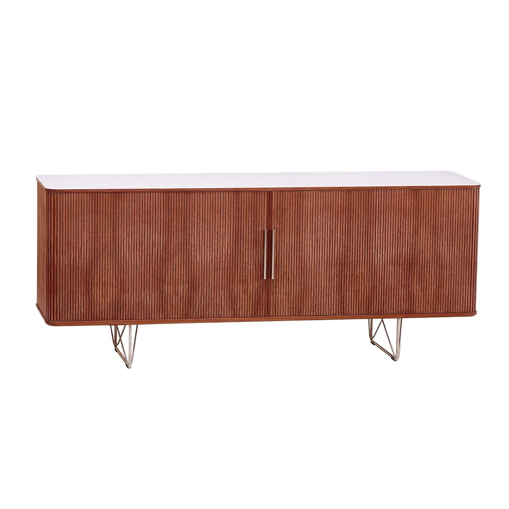 AK2730 Modern Sideboard Buffet Cabinet - Stylish Storage for Dining Room, Living Room & Entryway | Perfect for Organizing Dishes, Linens & Home Decor