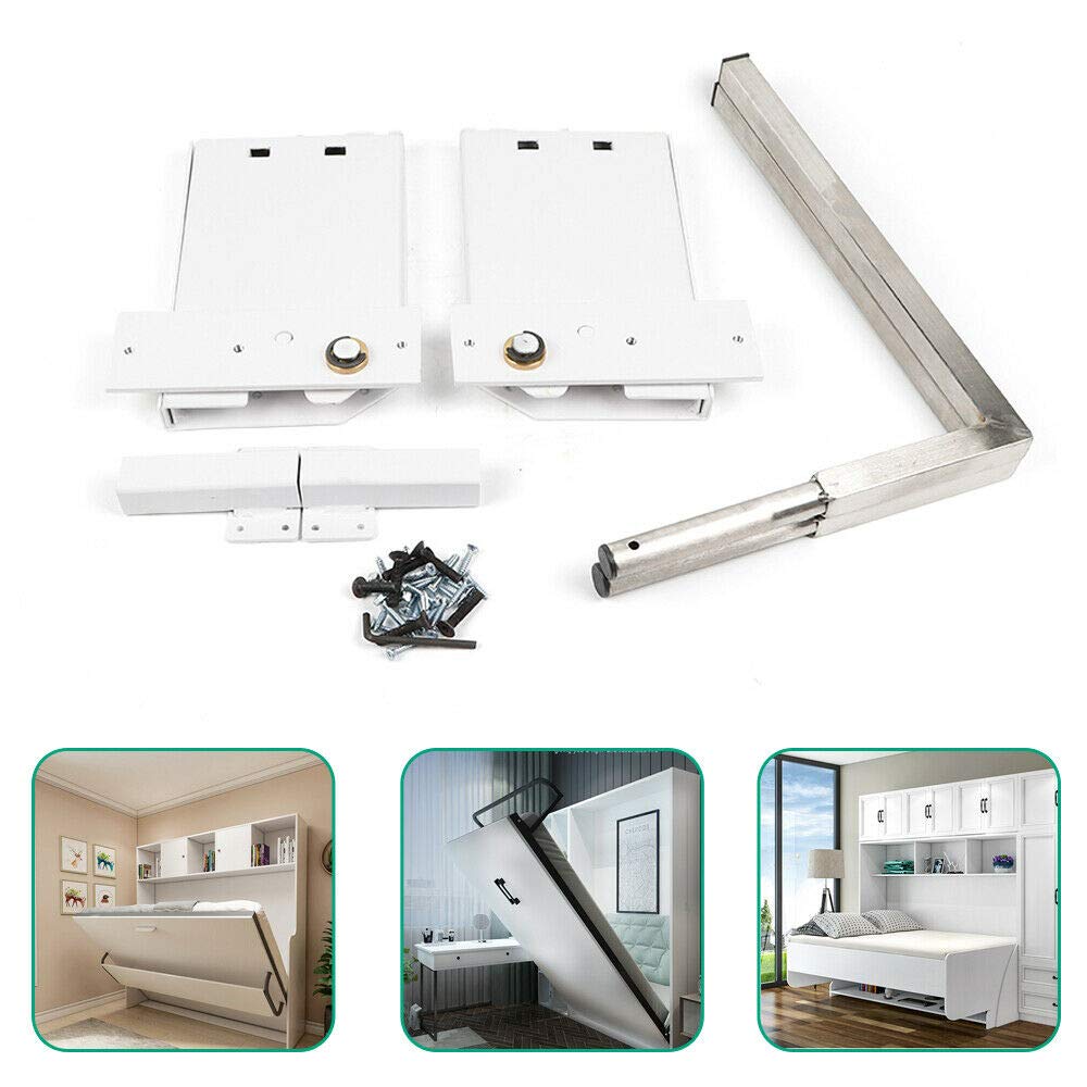 RanBB DIY Murphy Bed Hardware Kit - Horizontal Wall Bed Mechanism Kit for Space Saving Foldable Beds | Perfect for Small Apartments, Guest Rooms & Home Offices
