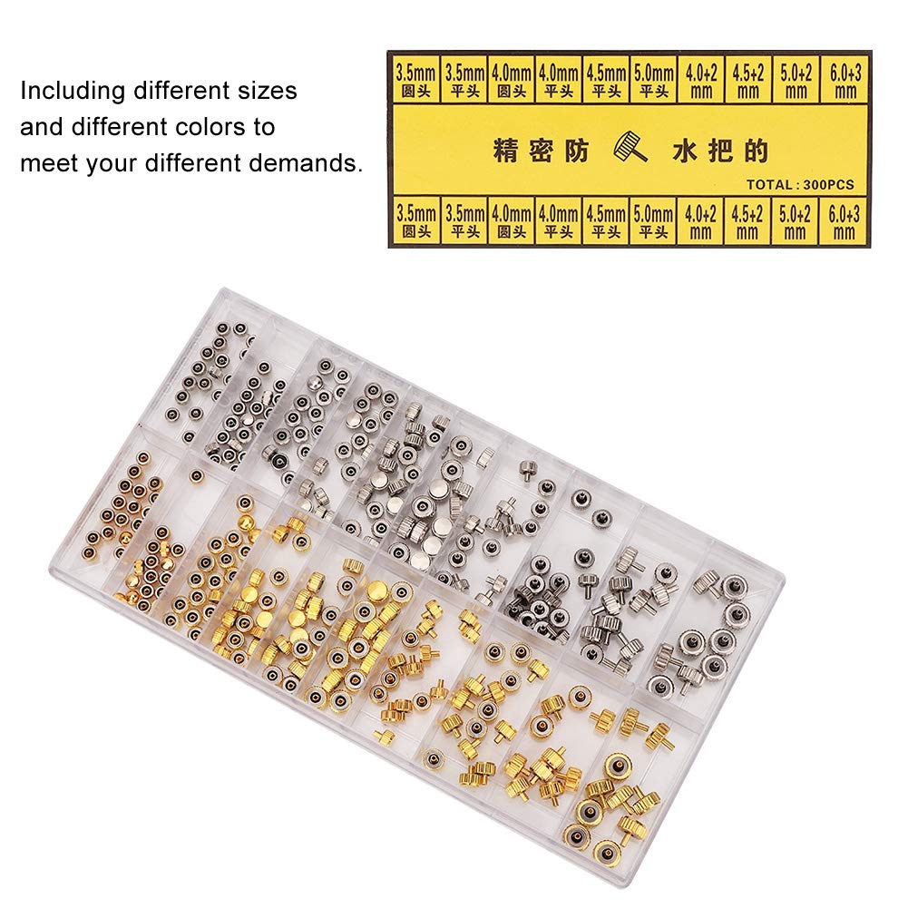 Watch Repair Kit with Crown Parts - Waterproof Tool for Watch Maintenance & DIY Fixes