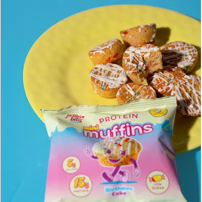 AP Prime Bites Mini Muffins - Delicious Bite-Sized Snacks for Kids Lunchboxes, After-School Treats & On-The-Go Breakfast (12 Pack)