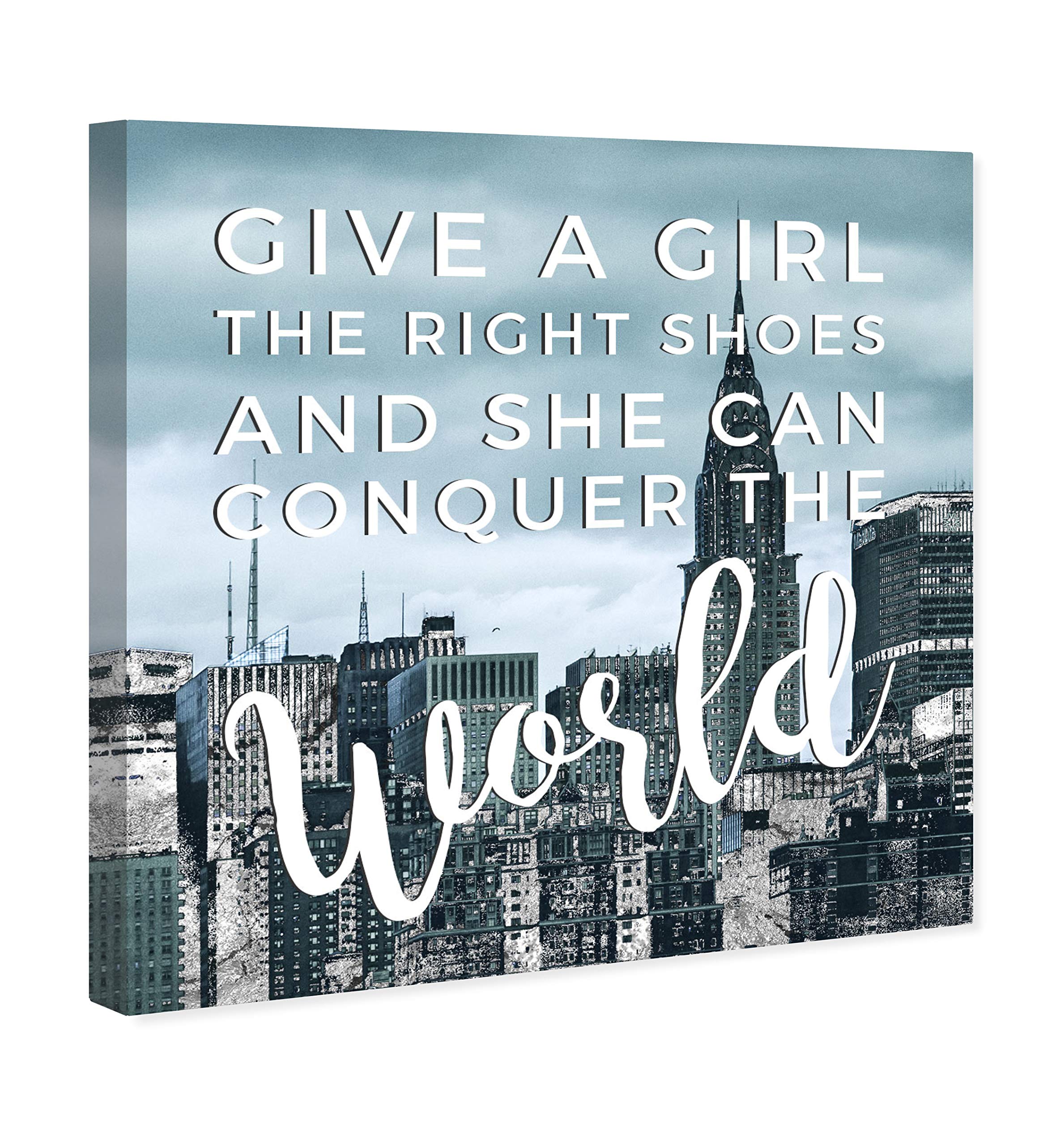 Conquer Inspirational Wall Art Canvas Print - 20