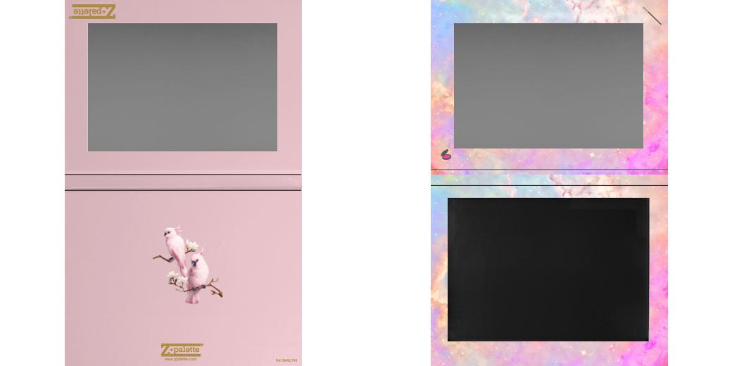 Custom Extra Large Z Palette - Magnetic Makeup Palette for Eyeshadows & Blush - Perfect for Professional Makeup Artists & Travel