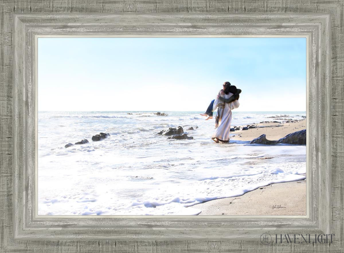 Footprints By Helen Thomas Robson - Handcrafted Home Decor & Wall Art for Living Room, Bedroom, Office | Unique Gift Idea for Housewarming, Wedding, Birthday