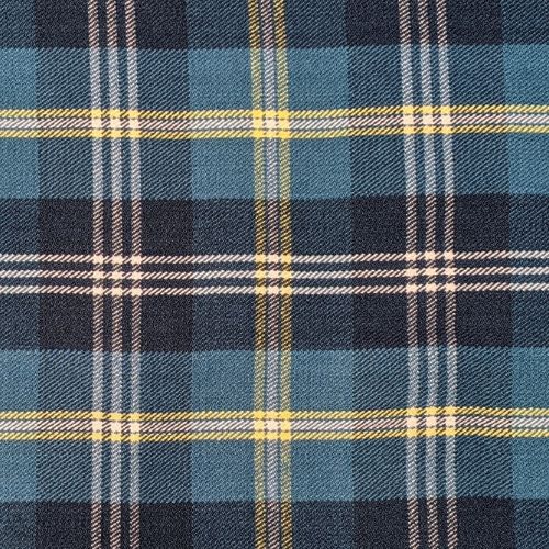 Gorman Blue Tartan Plaid Scarf - Soft Wool Blend Wrap for Women & Men | Perfect for Winter Fashion, Outdoor Activities & Holiday Gifts