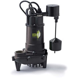 ECD50V 1/2 HP Cast Iron Submersible Sump Pump - 4400 GPH High Capacity Water Pump for Basement Flooding, Pool Drainage & Emergency Water Removal