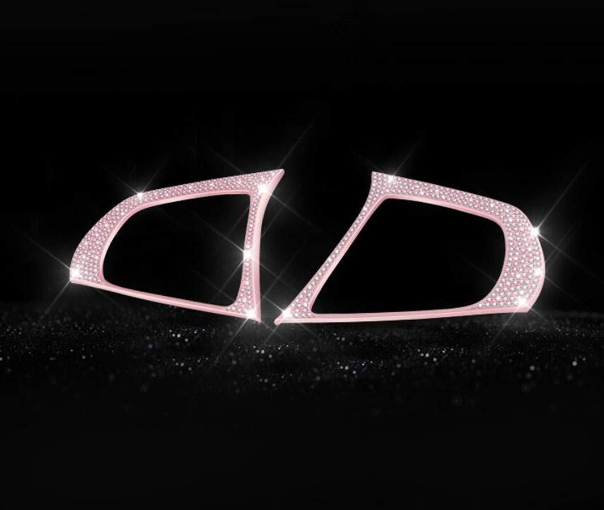 YUWATON 3D Rhinestone Steering Wheel Cover for BMW - Rose Gold Bling Car Accessories for Women | Luxury Interior Decor & Gift for Car Enthusiasts