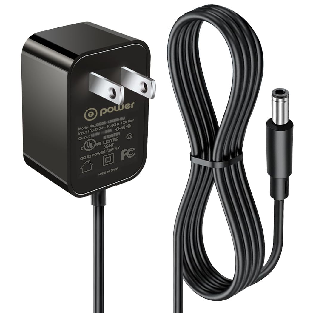T POWER DC Power Adapter Charger for Black & Decker LEDLIB Lamp 3100397 - Fast Charging Supply Cord | Perfect for Home, Office & Workshop Lighting