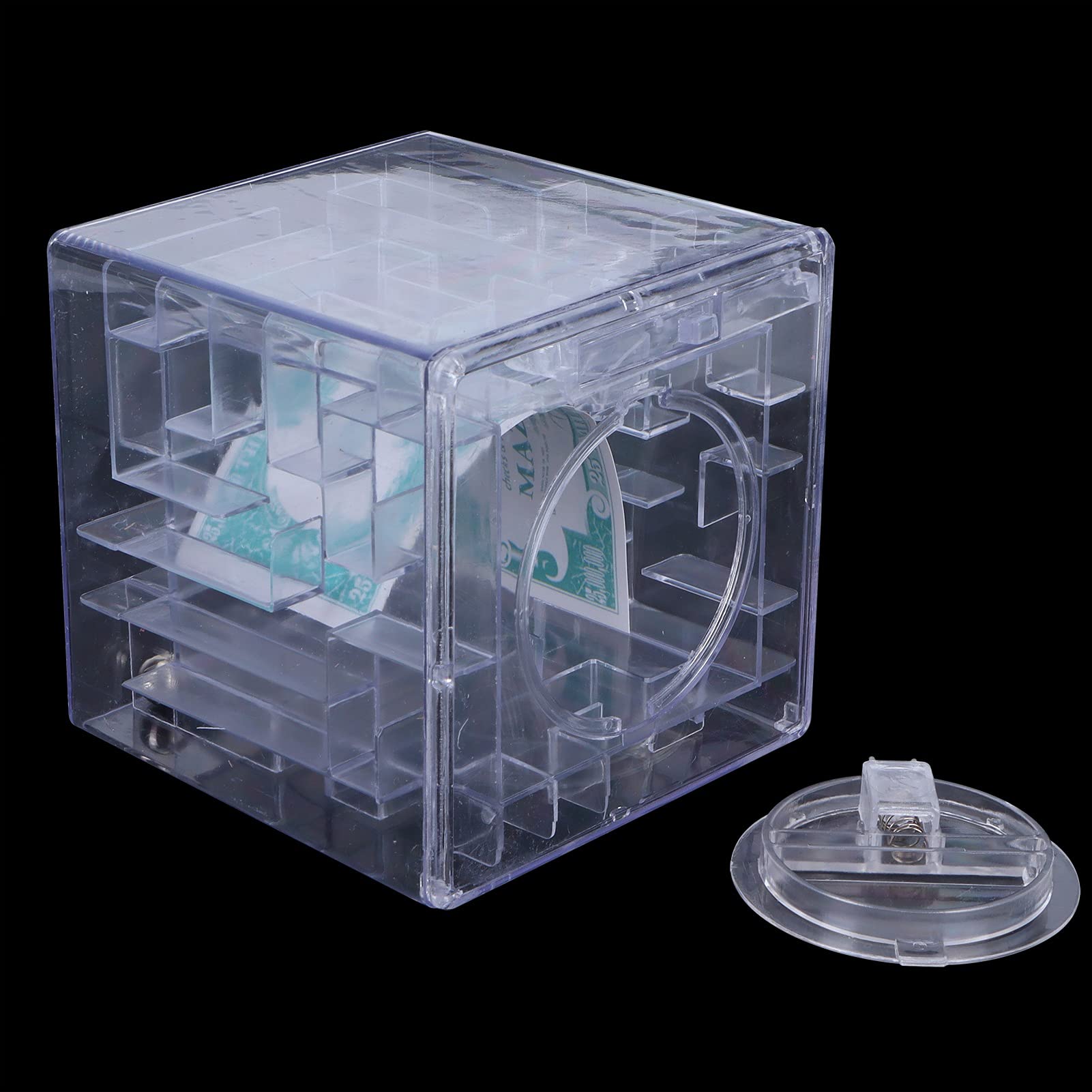 Money Maze Puzzle Box - Fun Brain Teaser Game for Kids & Adults | Unique Money Gift Holder for Birthdays & Parties (White) | Perfect for Gifts, Party Favors & Family Game Nights