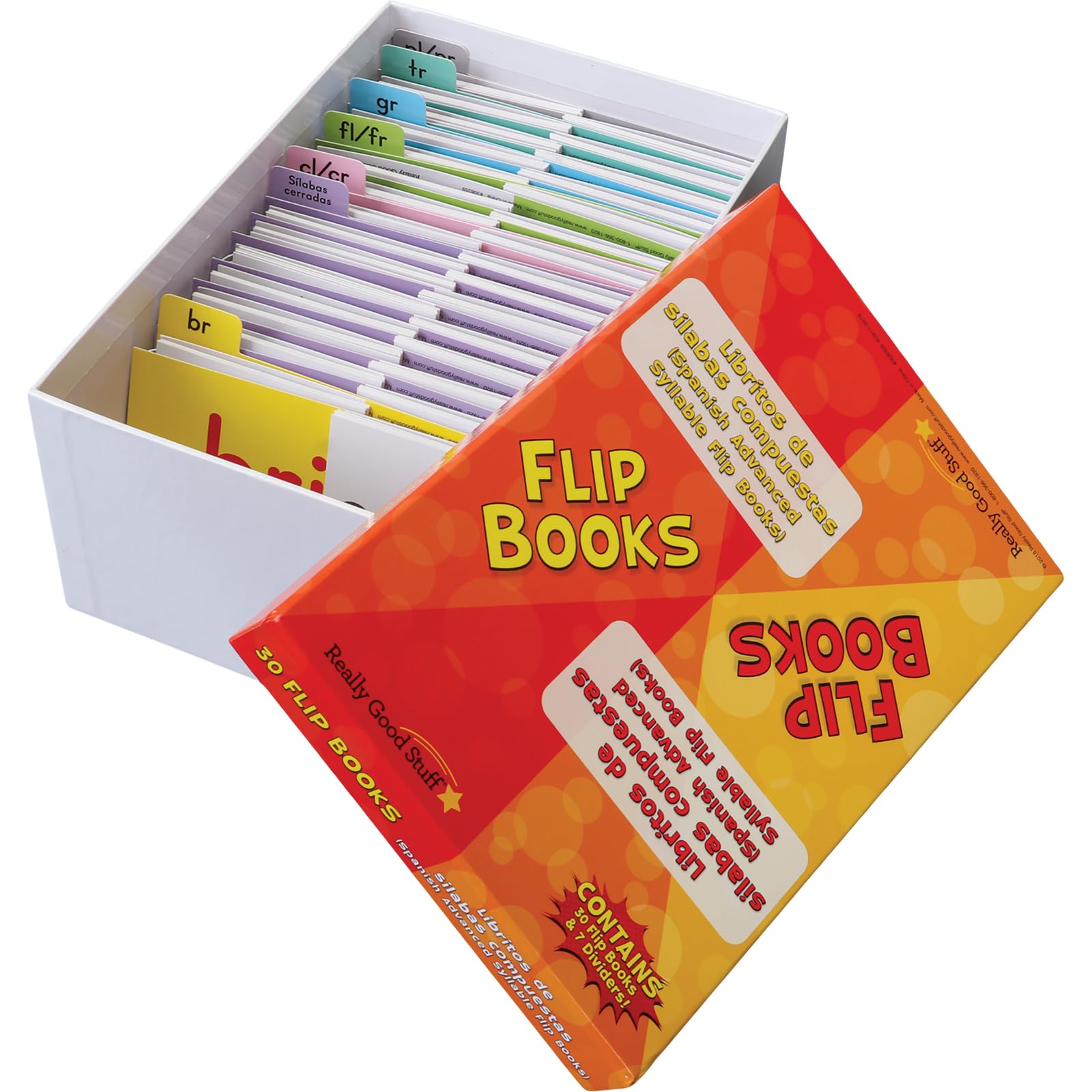 Spanish Advanced Syllable Flip Books - 30 Interactive Learning Books for Compound Syllables | Perfect for Bilingual Classrooms, Homeschooling & Spanish Language Practice