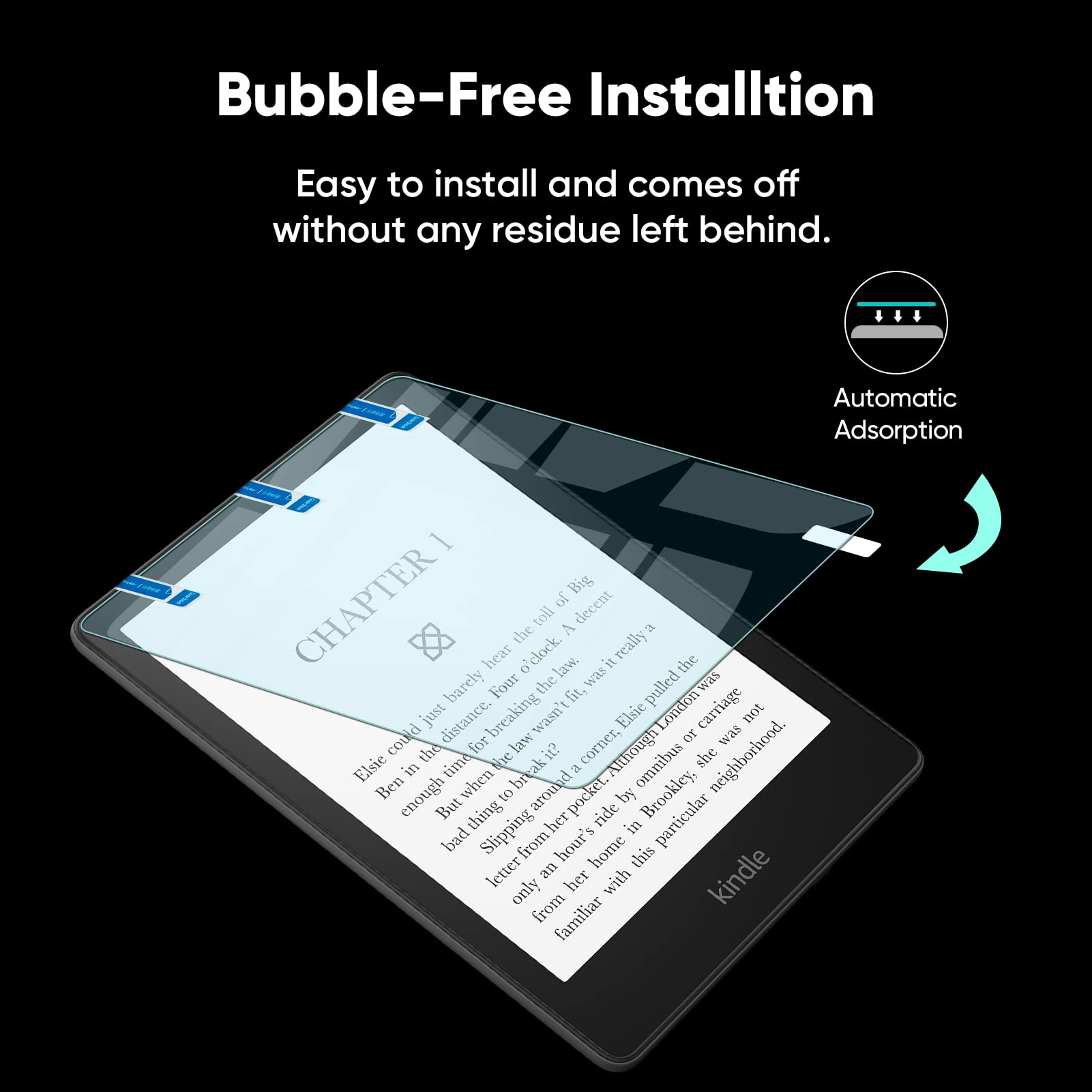 2 Pack Anti Blue Light Screen Protector for Kindle Paperwhite 11th Gen - Scratch Resistant for Reading Comfort