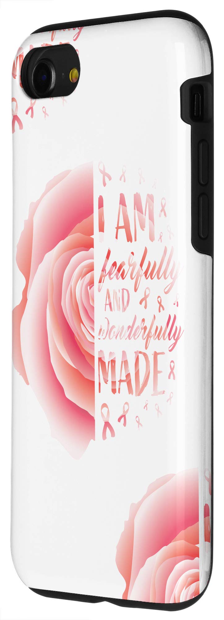 **Pink Ribbon iPhone SE (2020) / 7 / 8 Christian Themed Breast Cancer Awareness Phone Case - Support Survivors, Perfect for Charity Events & Daily Use**