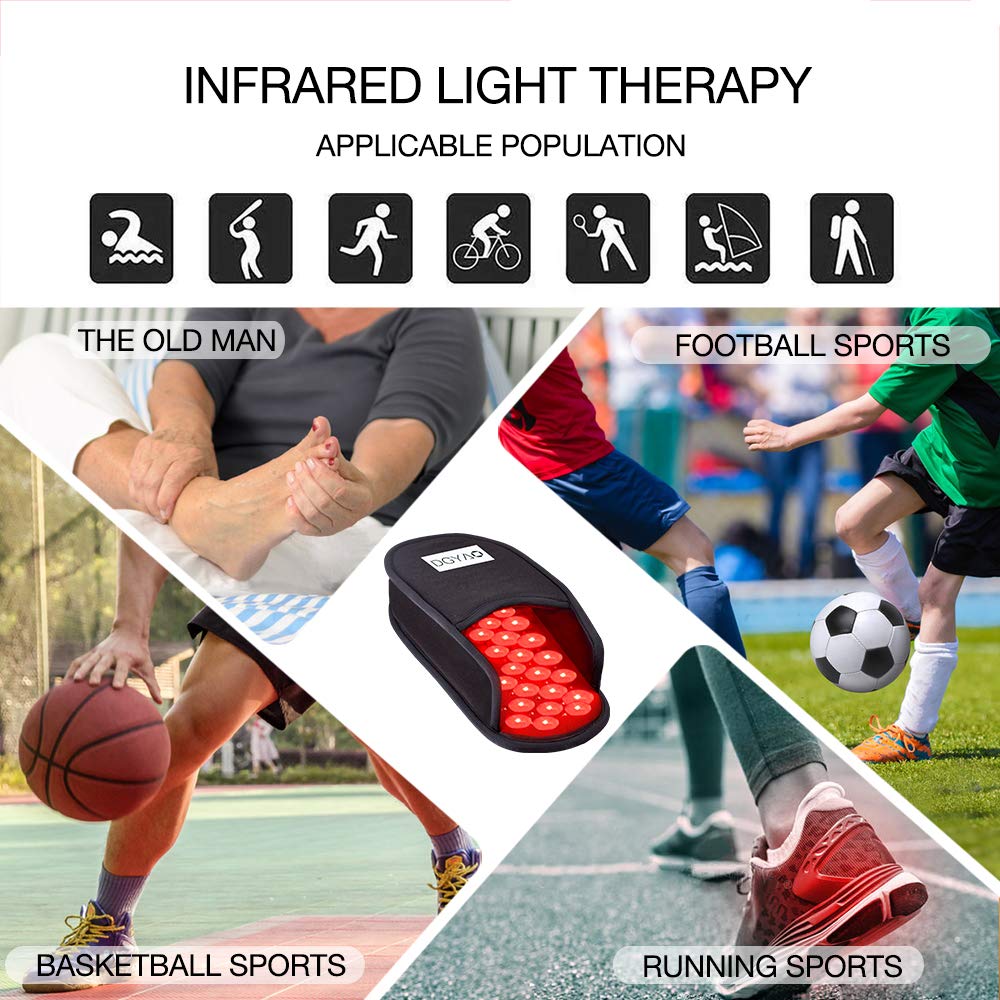 Red Light Therapy Device for Pain Relief - Near Infrared Light Therapy Belt for Waist, Back & Shoulder Pain, Muscle Relaxation - Home & Office Use - Perfect Gift for Men & Women - Ideal for Post-Workout Recovery, Chronic Pain Management & Stress Relief