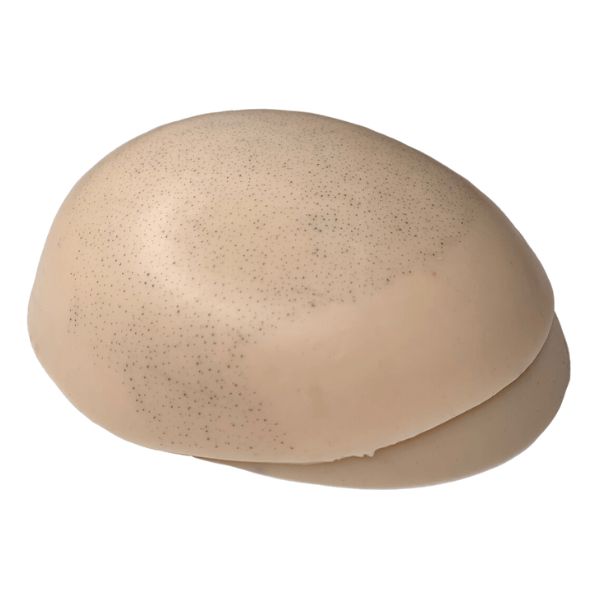 Professional Reel Skin Practice Scalp for Hair Stylists - 2 Realistic Scalp Skins for Barber Training & Hair Extension Practice - Perfect for Salon, Cosmetology School & Home Use