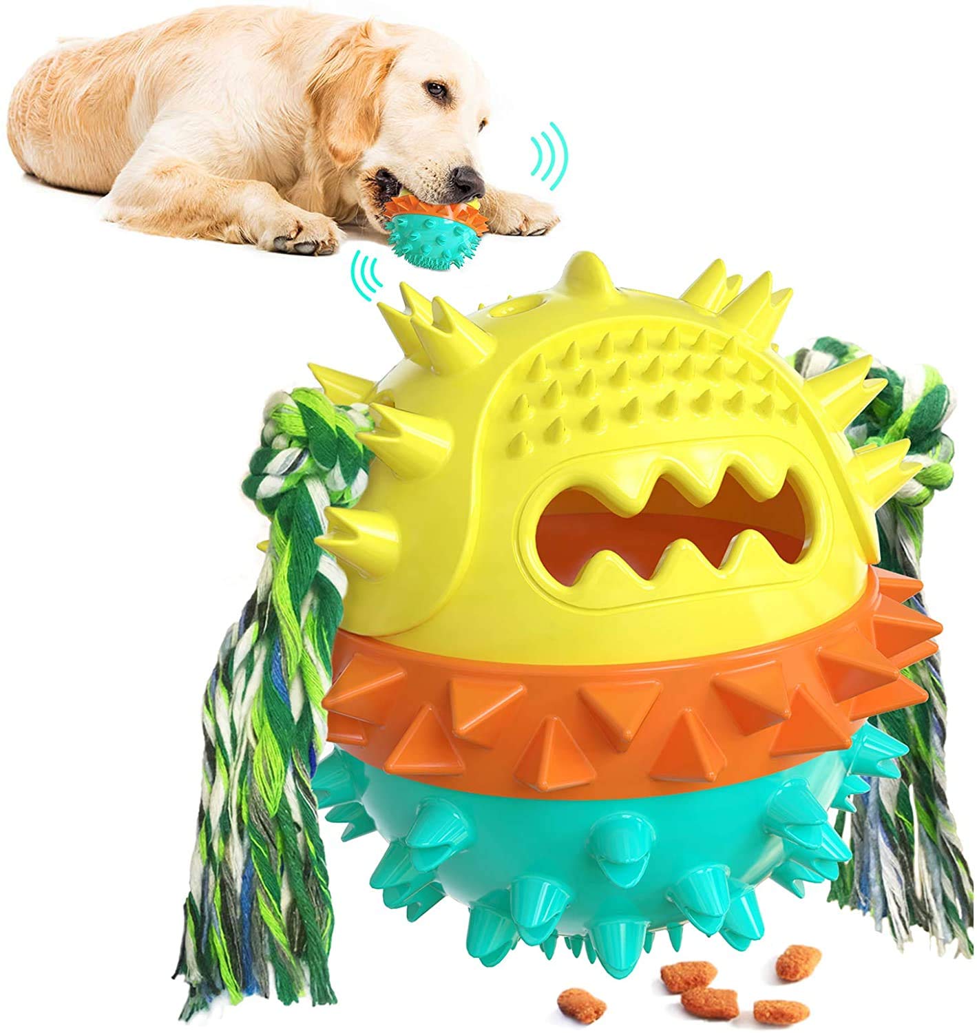 Vikano Indestructible Dog Toys for Aggressive Chewers - Tough Chew Toy for Large Breed Dogs, Play & Train