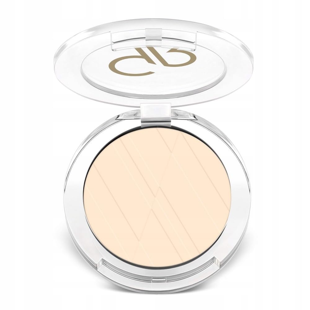 Golden Rose Pressed Powder (101) - Oil Control & Matte Finish Makeup for All-Day Wear | Perfect for Oily Skin & Touch-Ups On-The-Go