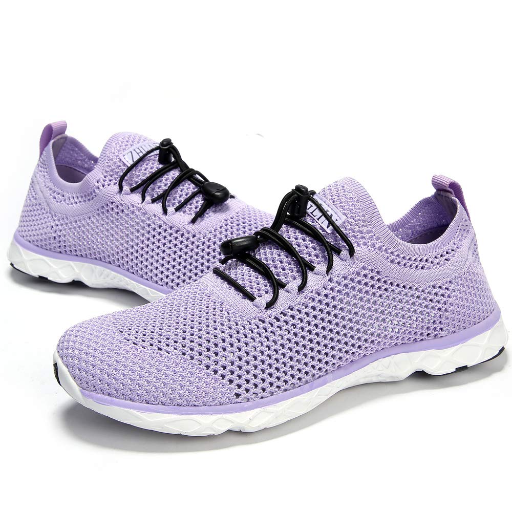 Women's Quick Drying Aqua Water Shoes - Lightweight Swim Shoes for Beach, Pool, Surfing & Yoga | Non-Slip Barefoot Water Shoes for Women