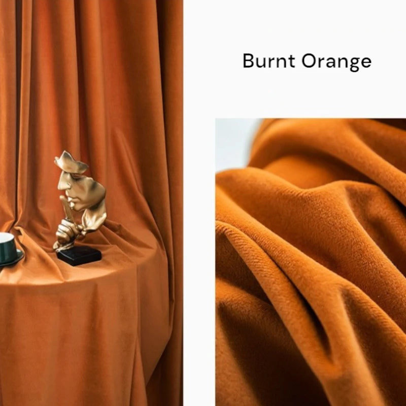 Luxury Plush Velvet Blackout Curtains for Bedroom - Custom Size Thermal Insulated Drapes for Living Room, Nursery & Home Theater (Room Darkening, Noise Reducing)