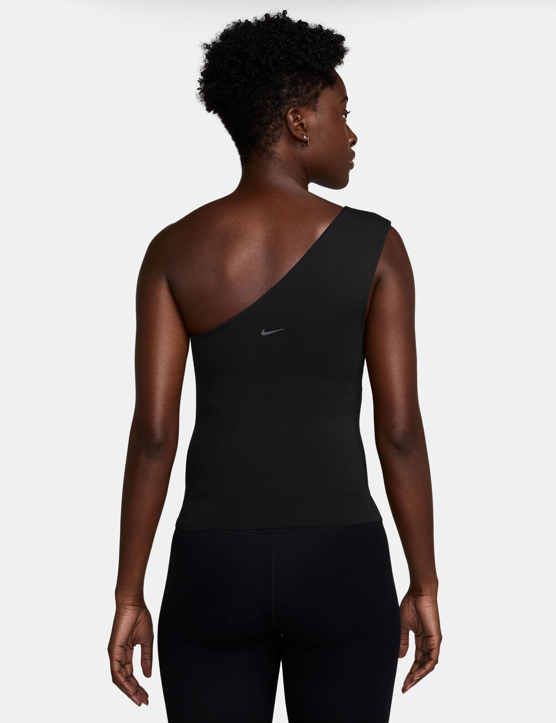 Zenvy Dri-FIT Asymmetrical Workout Tank Top for Women - Moisture Wicking, Breathable & Lightweight - Black | Perfect for Yoga, Gym & Running