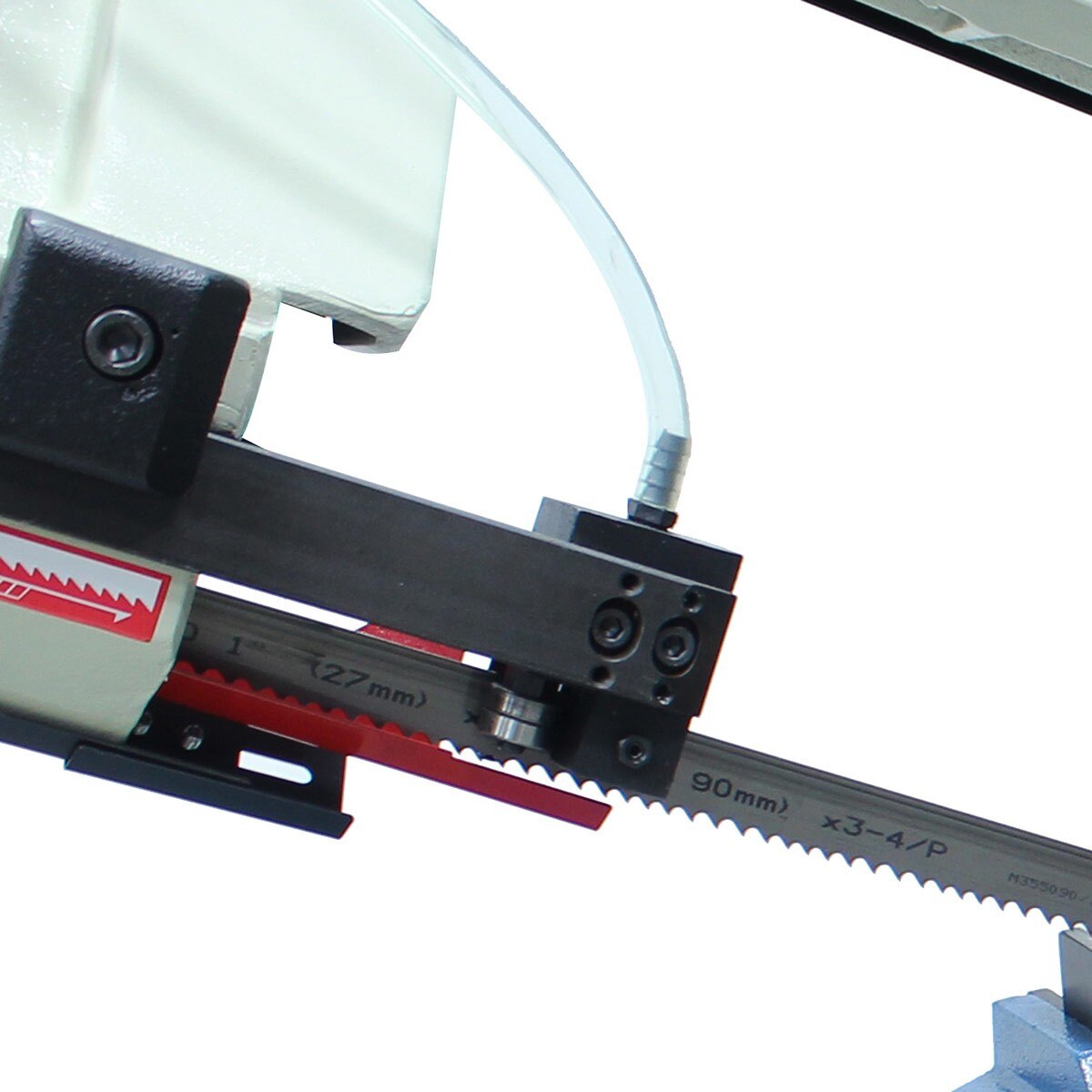 Baileigh Industrial BA9 1001557 BS 350M Dual Miter Band Saw - Heavy Duty Metal & Wood Cutting for Workshop & DIY Projects