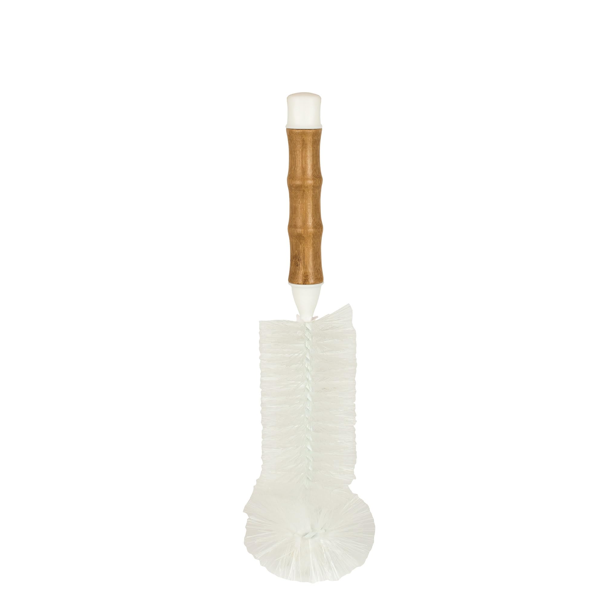 Natural Bamboo Water Bottle Brush with Non-Scratch Bristles - HIC Kitchen Eco-Friendly Cleaning Tool for Bottles, Cups, and Straws | Perfect for Home, Office, and Travel Use