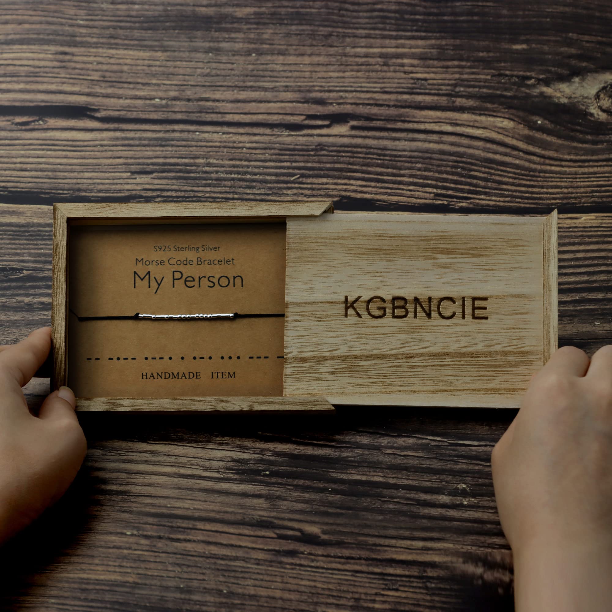KGBNCIE Morse Code Bracelet for Women - Inspirational & Funny Friendship Gift - Perfect for Birthdays, Anniversaries & Special Occasions