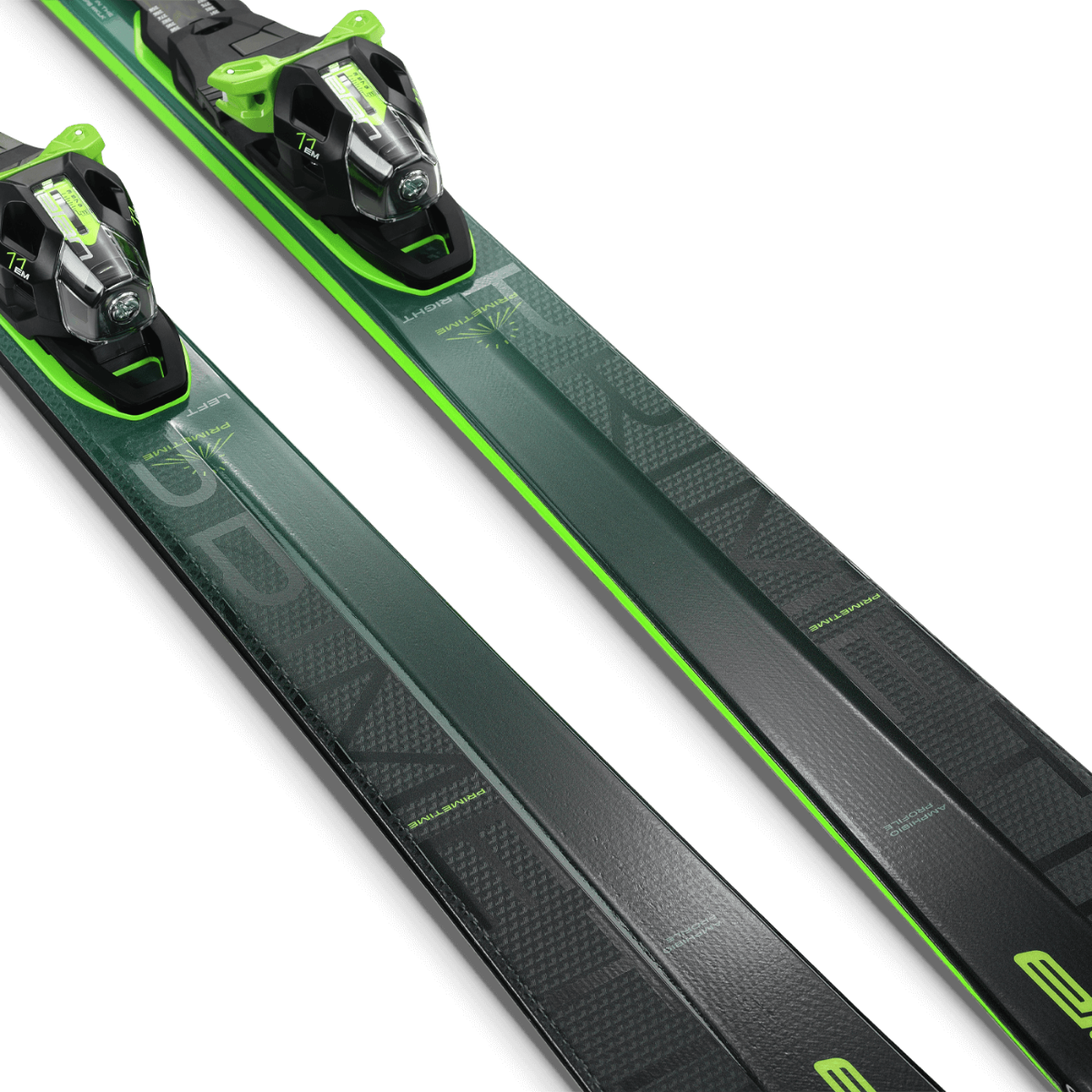 Elan PRIMETIME 33 FX Skis with EM 11.0 DB393019 Bindings - 2025 Model | All-Mountain Performance for Intermediate to Advanced Skiers | Perfect for Groomed Trails and Powder Days