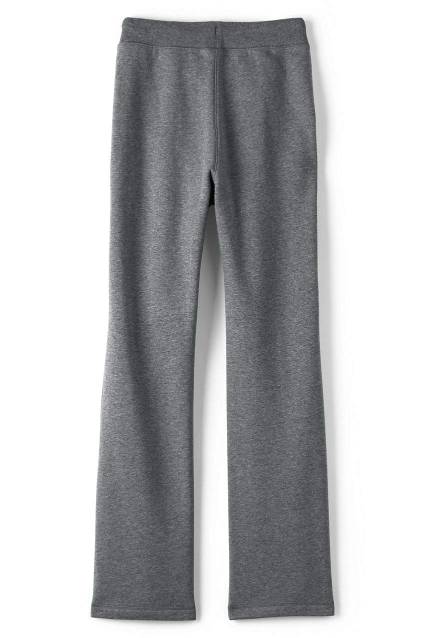 Lands' End Women's School Uniform Sweatpants - Comfortable Fleece Joggers for Class, Work & Casual Wear
