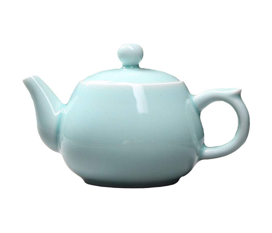 Premium Celadon Teapot - Handcrafted Jade Green Porcelain Teapot for Kung Fu Tea Ceremony | 4 Color Options | Traditional Chinese Tea Set for Home, Office & Gift Giving