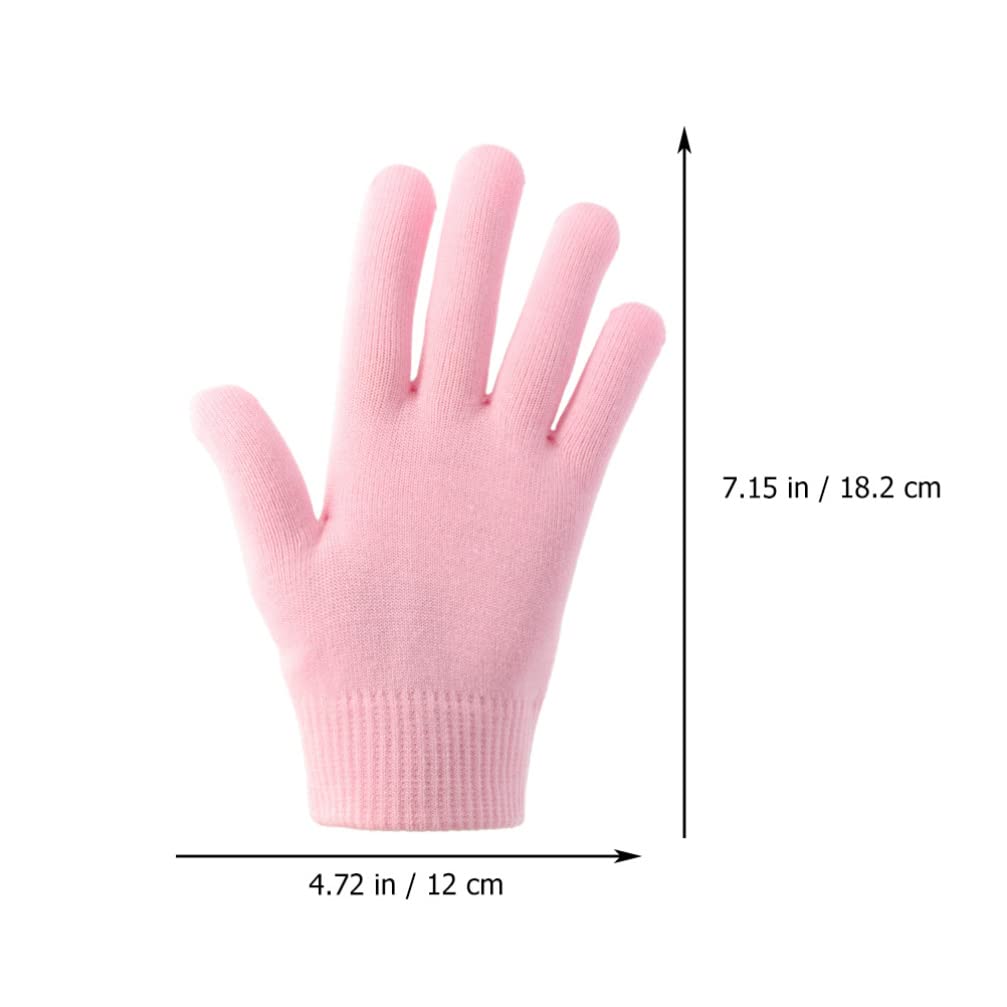Minkissy Moisturizing Spa Gloves for Dry & Cracked Hands - Essential Oil Infused Grooming Mittens for Skin Care & Hand Treatment - Perfect for Home Spa, Manicures & DIY Skincare Routines