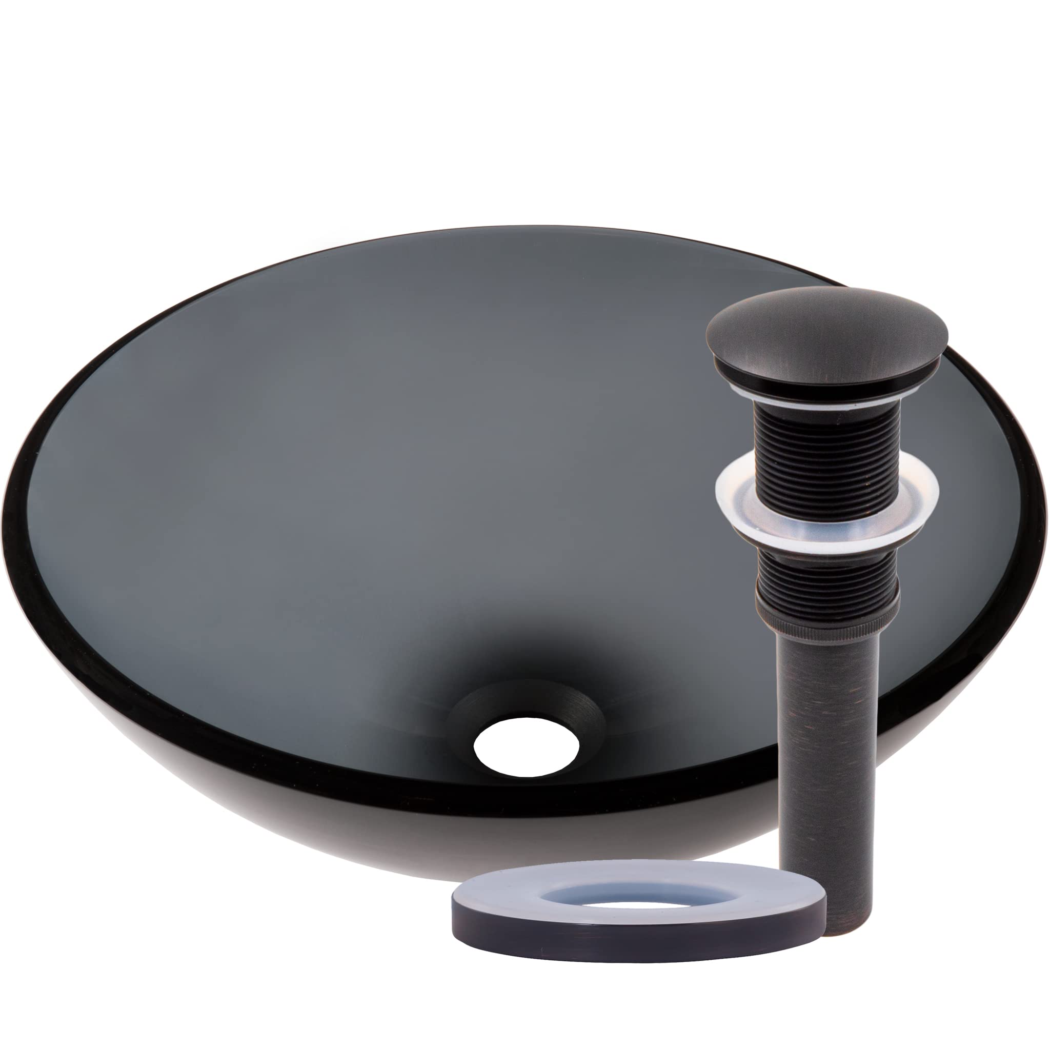 Novatto TIS-168GORB Oil Rubbed Bronze Kitchen Sink - Farmhouse Style Drop-in Sink for Modern & Rustic Kitchens, Bathrooms & Laundry Rooms