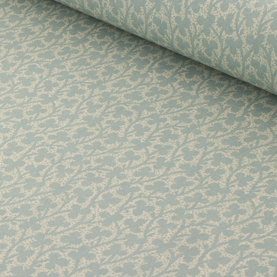 Clover Wallpaper & Robin's Egg Blue Peel and Stick Samples - Perfect for Nursery, Bedroom Accent Walls & DIY Home Decor
