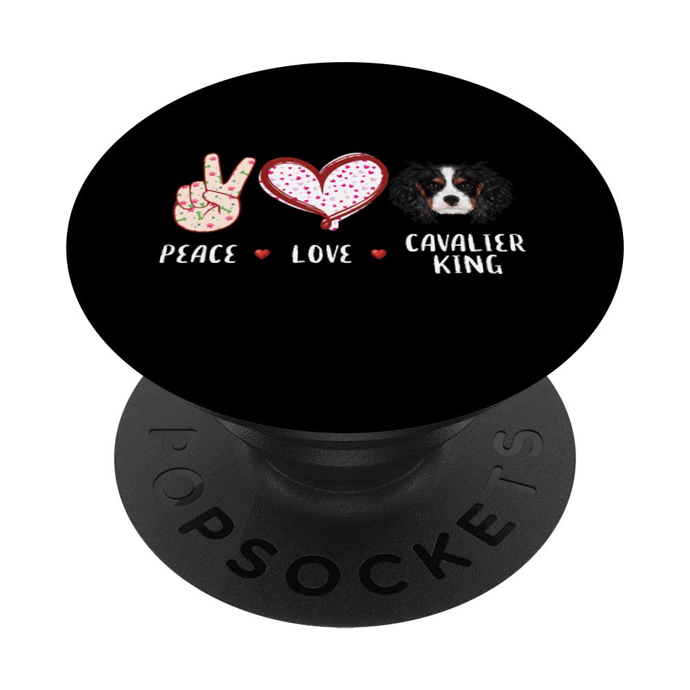 Cavalier King Spaniel PopSockets Grip & Stand for Phones & Tablets - Cute Dog Gifts for Men, Women & Kids - Perfect for Home, Office & Travel Use