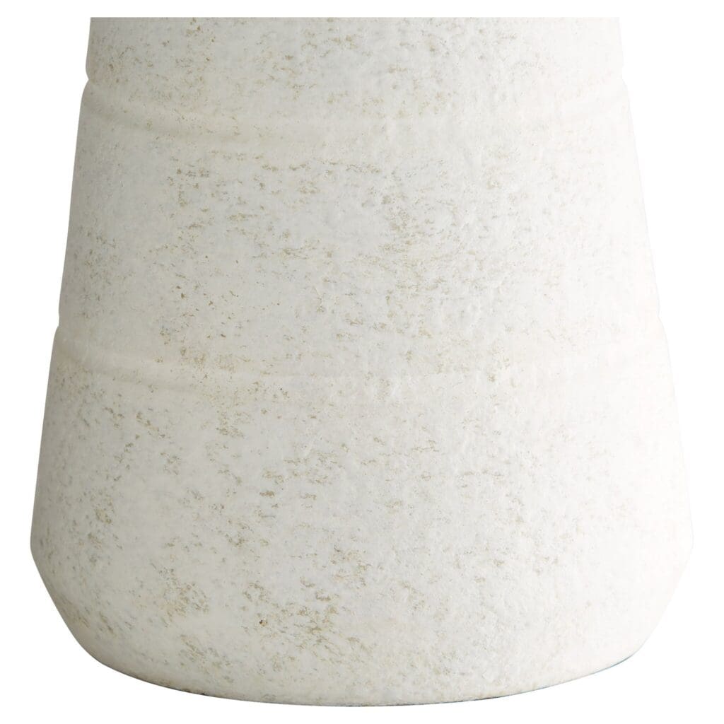 Cyan Design 11580 Thera Vase - Elegant White Ceramic Home Decor for Living Room, Bedroom, or Office Centerpiece