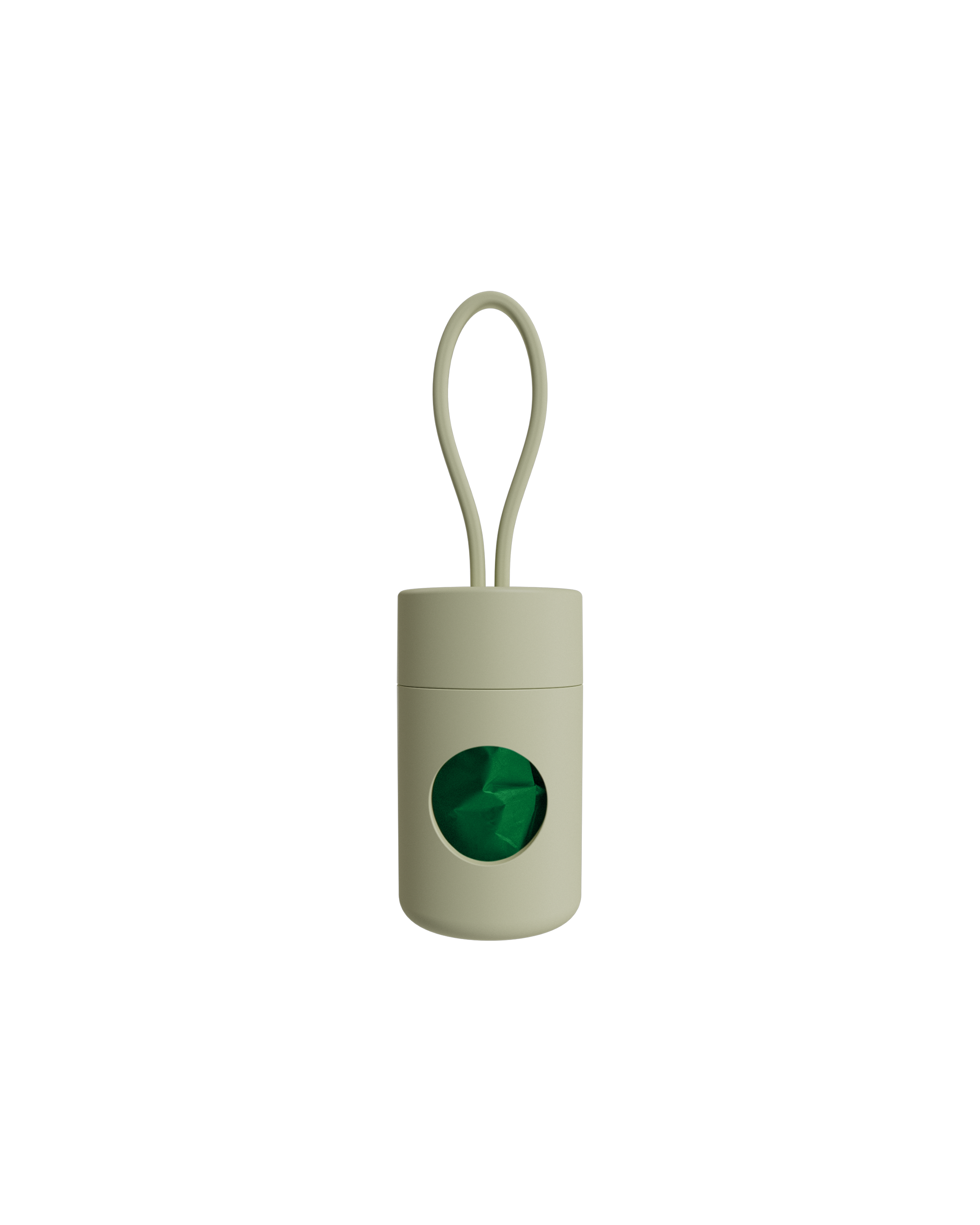 Biodegradable Dog Poop Bag Holder with Clip - Leash Attachment for Easy Waste Cleanup During Walks, Hiking, and Travel