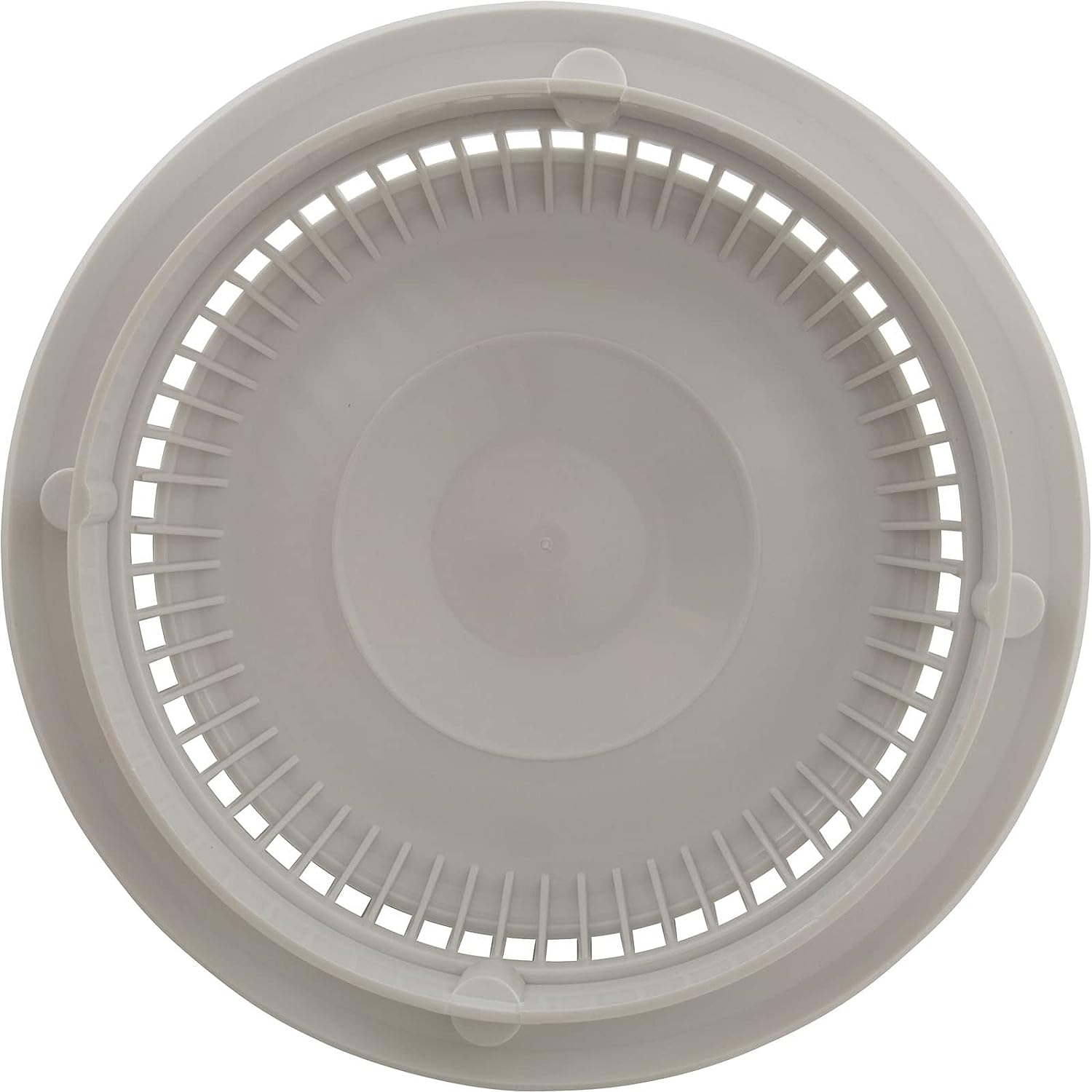 Afras Anti Vortex ABS Drain Cover 7.375 Inch - Heavy Duty Bathroom & Shower Drain Grate for Home & Commercial Use