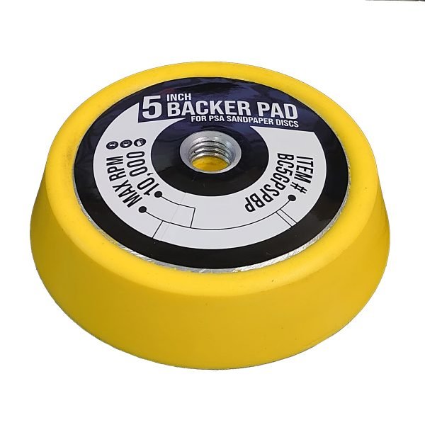 5 x 5/8-11 Sandpaper Backer Pad PSA (Diskit Type) - Perfect for Woodworking, Metal Polishing & Automotive Sanding Projects