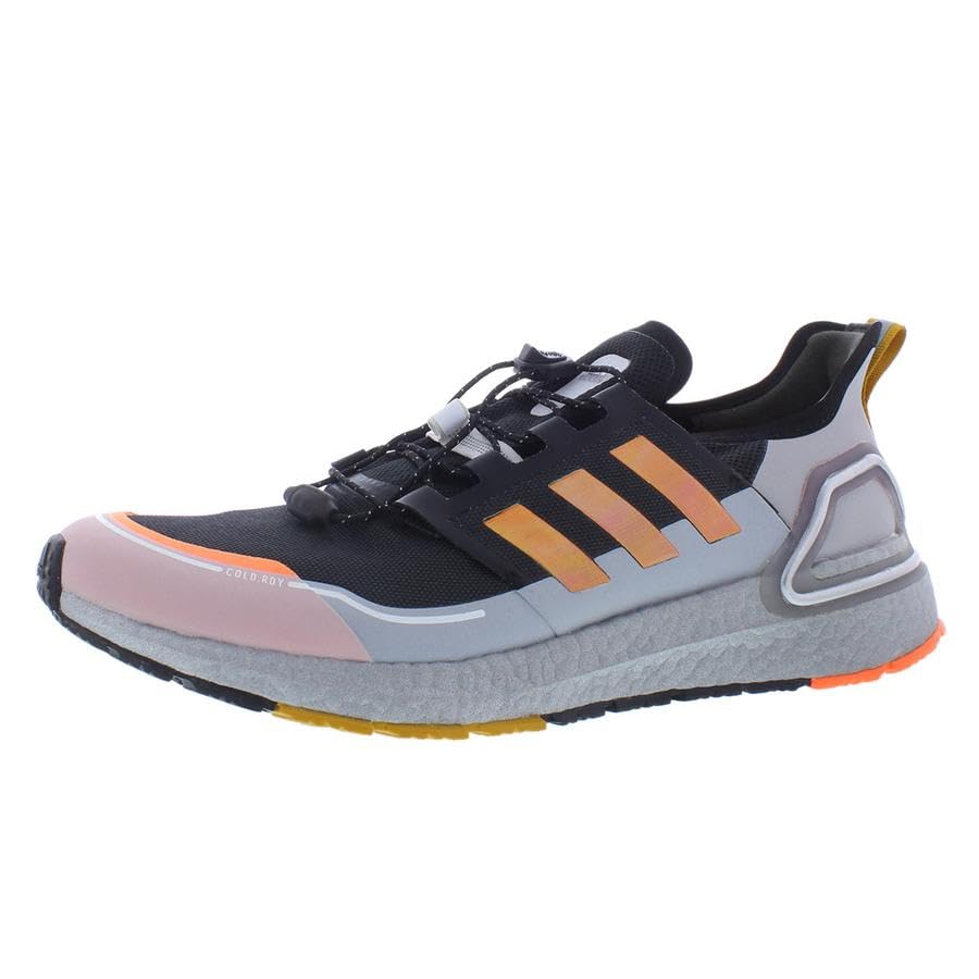 Adidas Women's Fluidflow Running Shoes - Black Metallic Orange | Size 9 Men | Lightweight & Comfortable for Jogging, Gym Workouts & Daily Wear