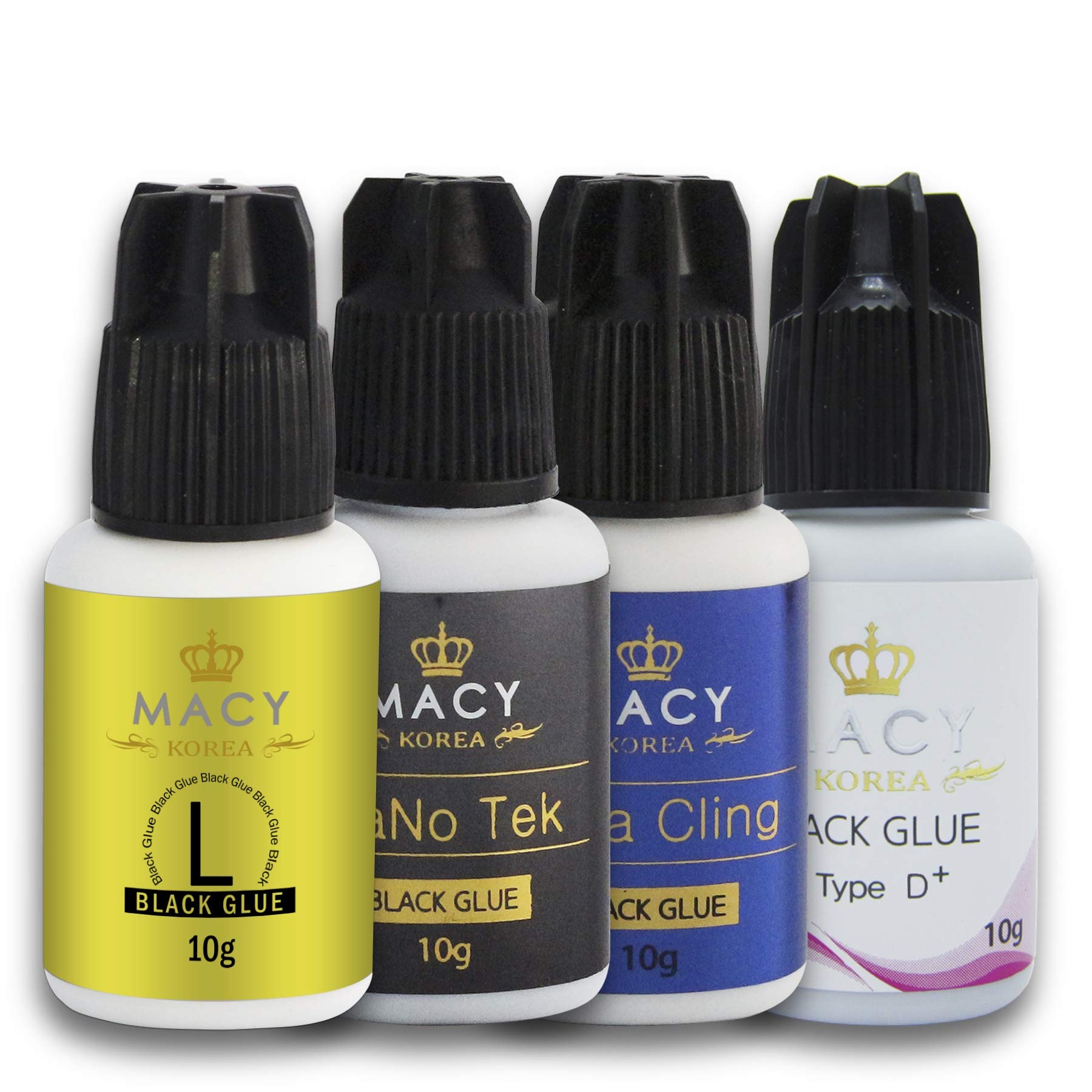 Professional Eyelash Extension Glue - Macy NanoTek Adhesive for Long-Lasting Hold (5ml or 10ml) | Salon Quality, Hypoallergenic, Fast Drying | Perfect for Lash Artists & DIY Beauty Enthusiasts