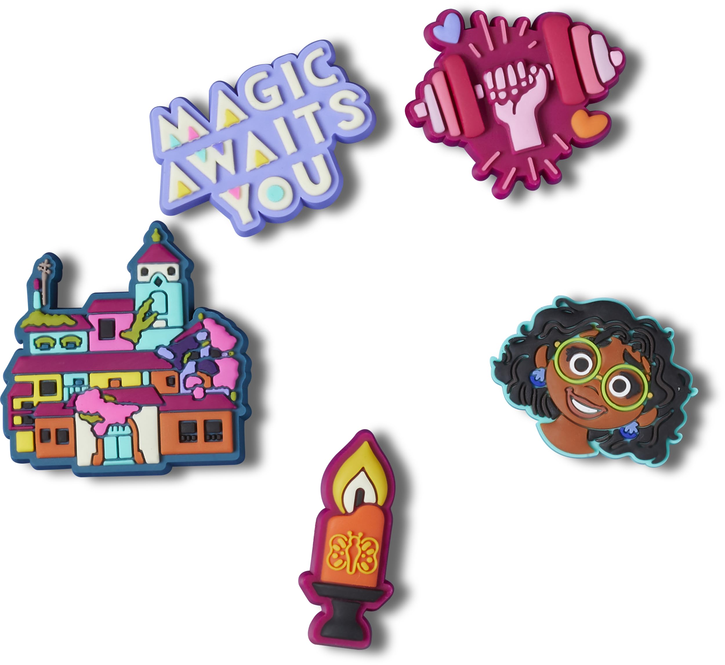 Crocs Unisex Disney Inside Out Shoe Charms - Fun & Colorful Jibbitz for Crocs Shoes - Perfect for Kids & Adults, Disney Fans, and Everyday Wear