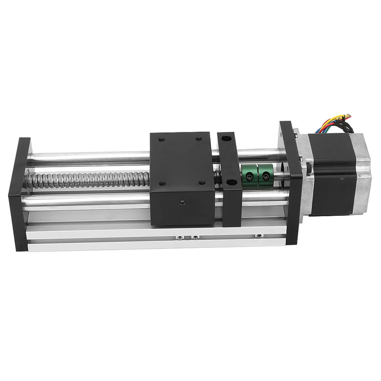 Nema23 Stepper Motor Linear Rail Guide Ballscrew - 100mm Travel Length, 1605 Ball Screw Sliding Table for 3D Printer, CNC Machine & DIY Projects | High Precision Linear Motion System for Automation Equipment
