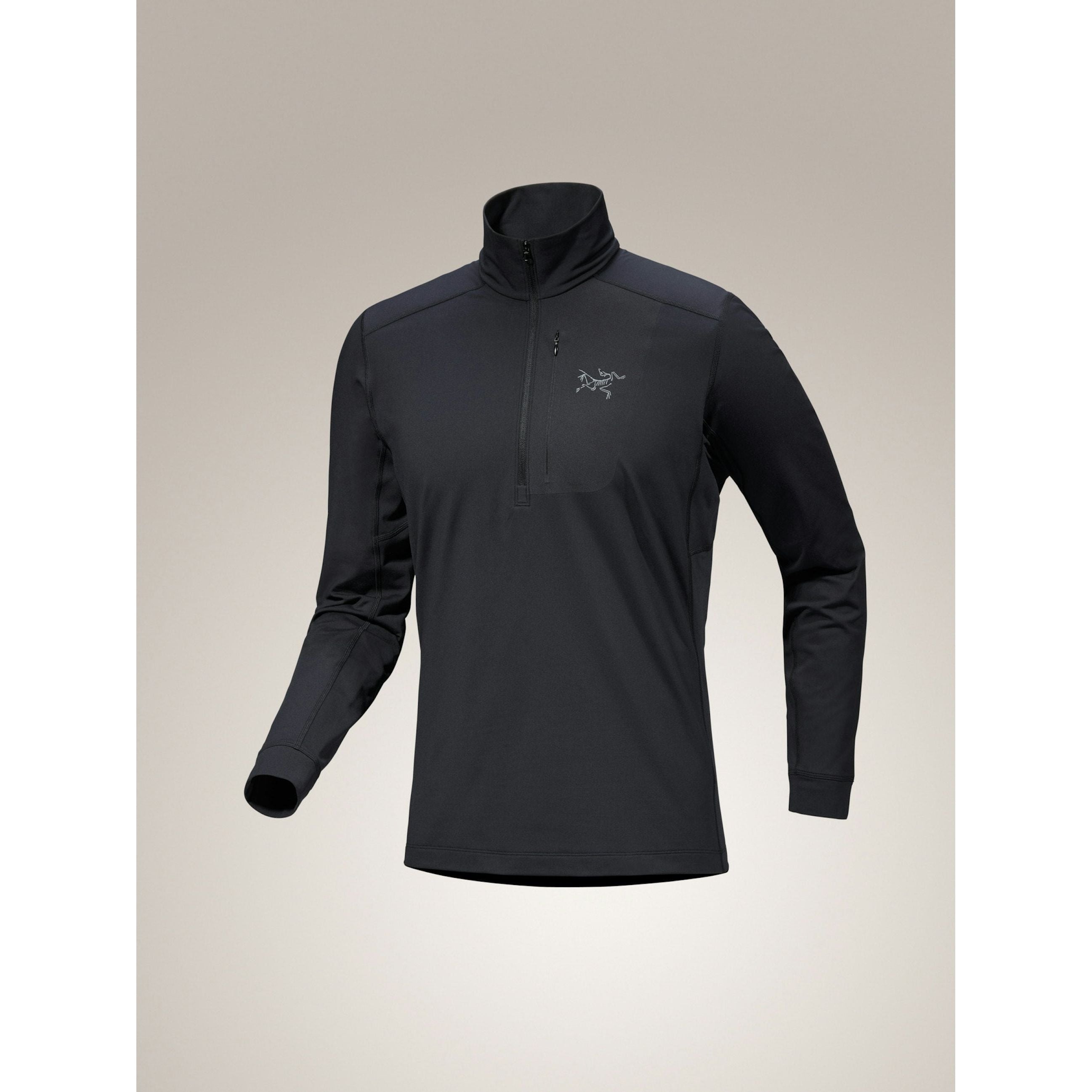Arc'teryx Men's Rho LT Zip Neck Base Layer - Lightweight Merino Wool Thermal Shirt for Hiking, Skiing & Outdoor Activities