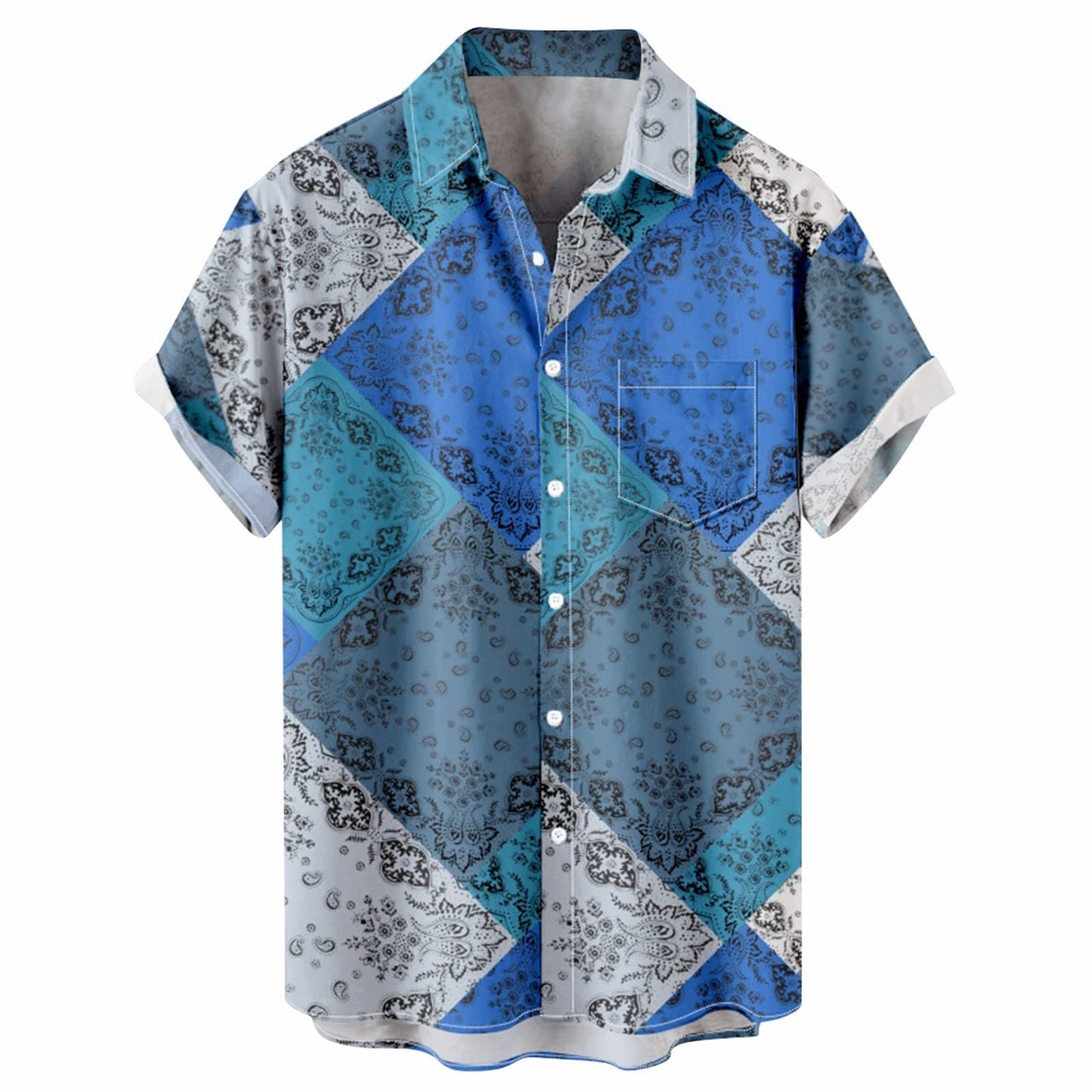Funny Hawaiian Shirts for Men - Short Sleeve Printed Button Down Beach Shirts | Perfect for Summer Vacations, Luau Parties & Tropical Getaways