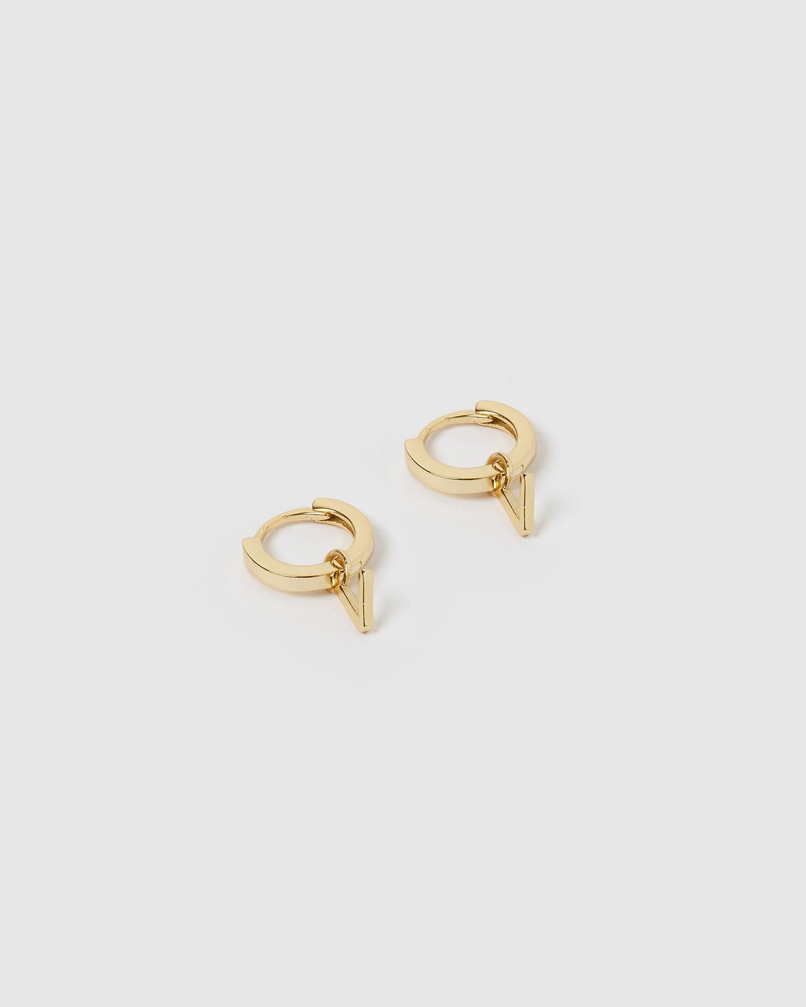 Gold Alphabet Letter V Huggie Earrings - Minimalist Initial Jewelry for Women, Perfect for Gifts, Everyday Wear & Special Occasions