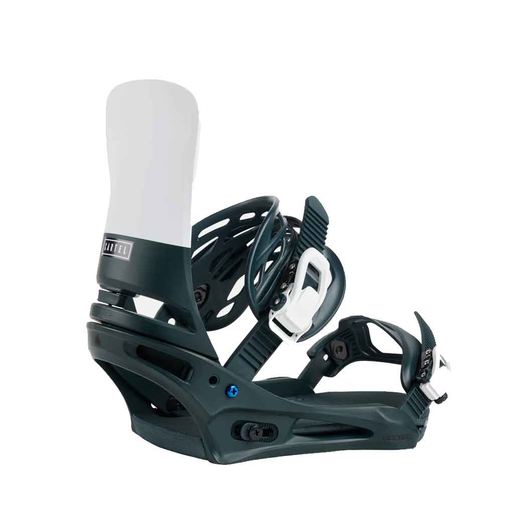 Burton 24/25 Cartel Re:Flex Snowboard Bindings - Deep Emerald Green | All-Mountain Freestyle Riding for Men & Women | Perfect for Powder, Park & Backcountry Adventures