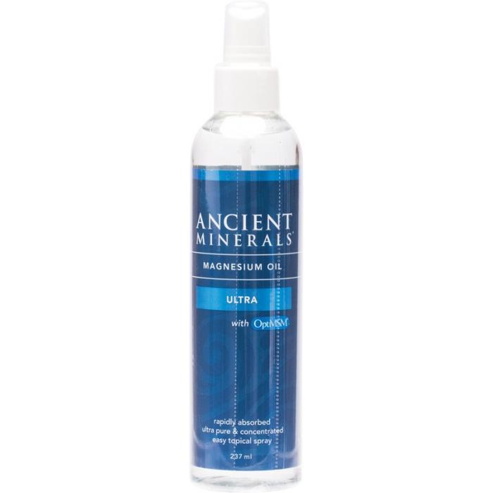Ancient Minerals Magnesium Oil 50% with MSM Ultra - Pure Topical Magnesium Spray for Muscle Relaxation, Pain Relief & Better Sleep - Perfect for Athletes, Fitness Enthusiasts & Stress Relief