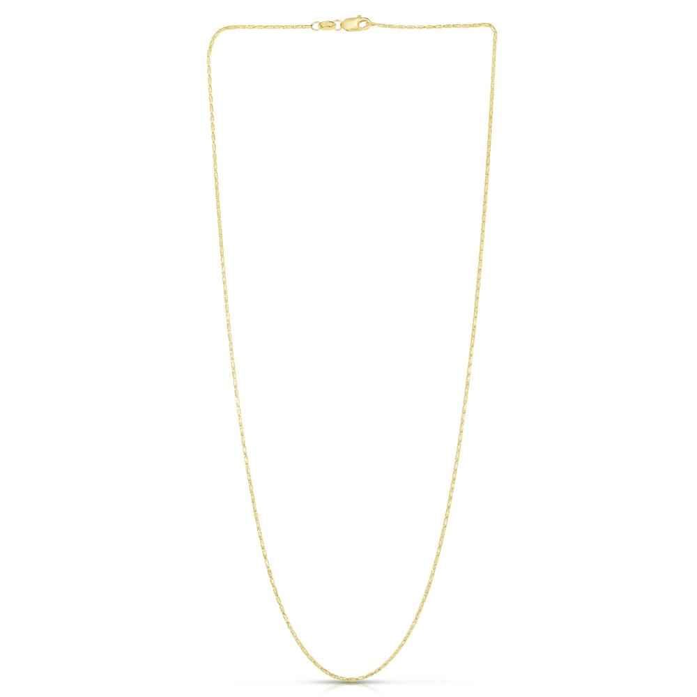 14K Gold 0.9mm Lumina Chain Necklace - Dainty Delicate Gold Chain for Women - Perfect for Layering, Everyday Wear & Special Occasions