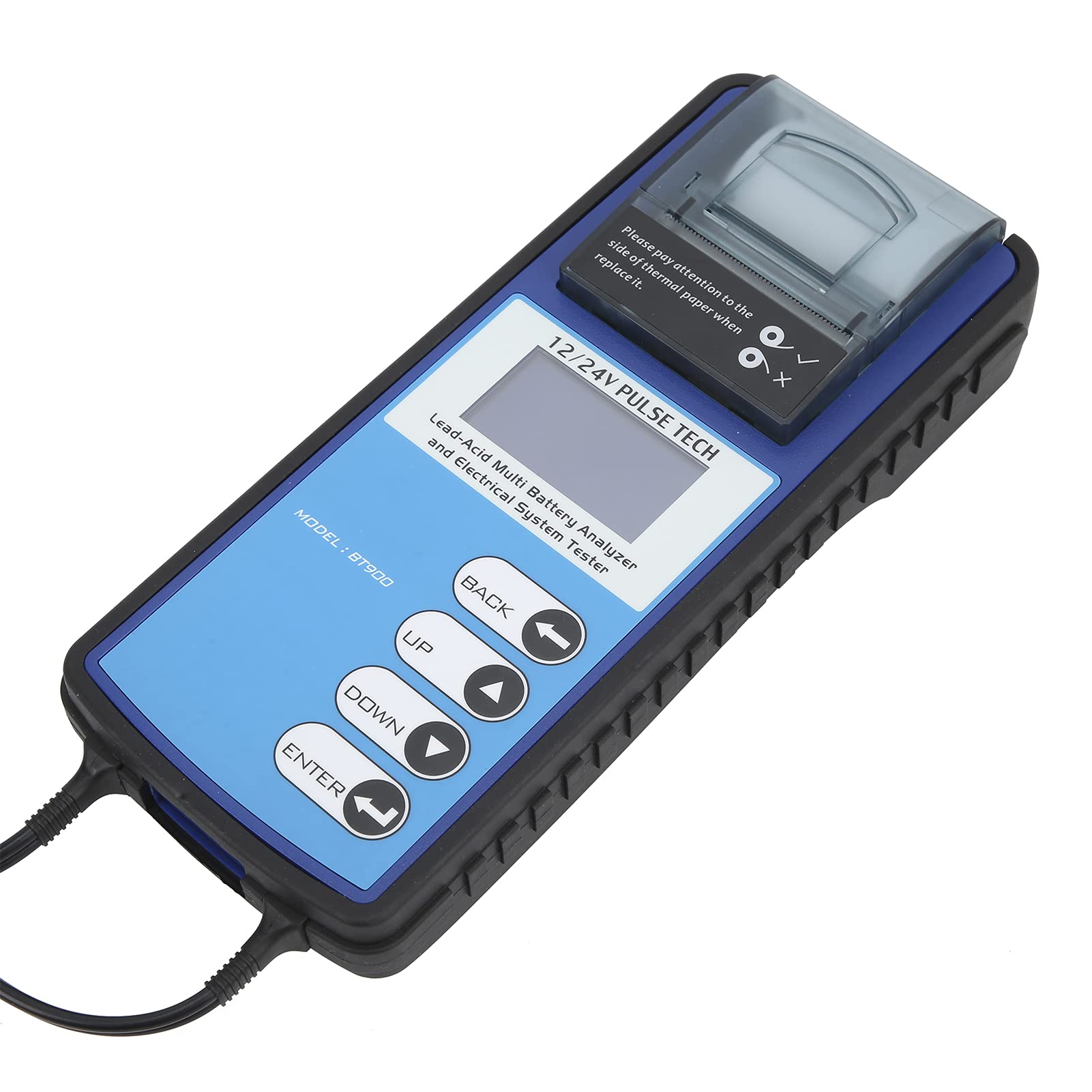 FASJ AGM Tester BT900 - Professional LCD Digital Battery Analyzer for 12V/24V Car, Truck, Motorcycle & Marine Batteries - Perfect for Auto Repair Shops, DIY Enthusiasts & Fleet Maintenance